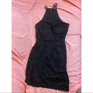 Little black lace dress